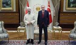 Diyanet İşleri Başkanı Erbaş, Cumhurbaşkanı Erdoğan'a bilgi verdi