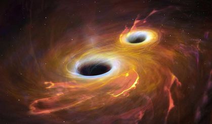Bilinen en eski iki büyük kara deliğin birleştiği tespit edildi