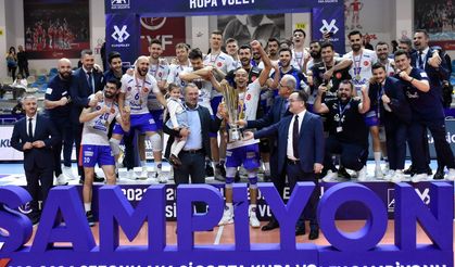 Kupa Voley'in en çok kazananı Halkbank, 9. kez şampiyon oldu