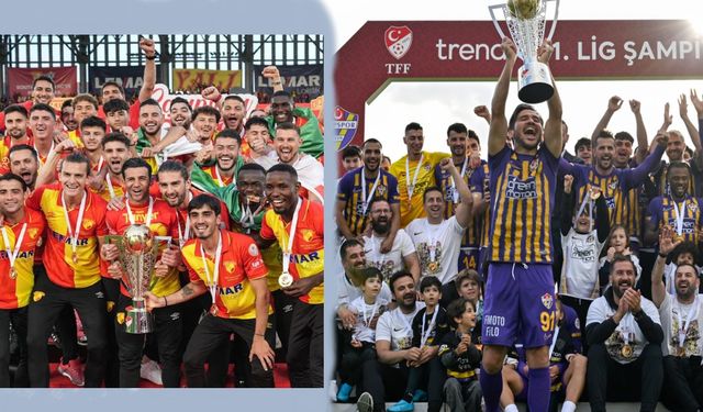 Süper Lig’e yükselen Eyüpspor ve Göztepe kupalarını aldı