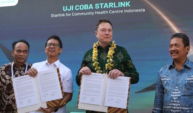 Elon Musk, Endonezya'da Starlink uydu internet hizmetini devreye soktu