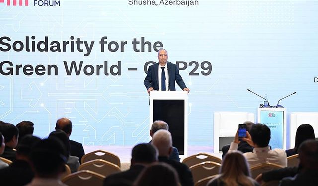 Şuşa 2. Global Medya Forumu'nda, Azerbaycan'ın ev sahipliği yapacağı COP 29 hakkında bilgi verildi