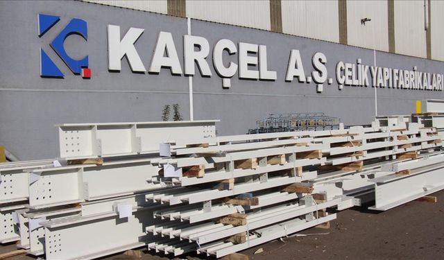 KARÇEL, Şişecam'ın Karabük'te kum hazırlama tesisinin yapısal çelik işlerini üstlendi