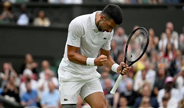 Djokovic, Wimbledon'da çeyrek finale çıktı