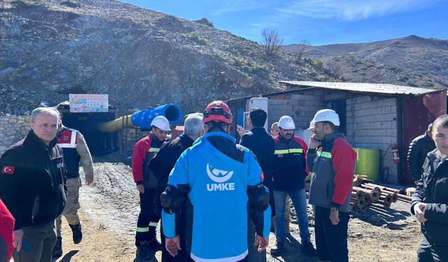 Elazığ Palu'da maden ocağında göçük: 4 işçi kurtarıldı