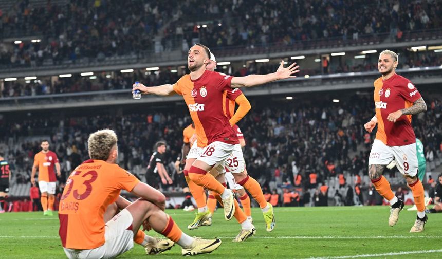 Galatasaray, 90’da kazandı: Şampiyonluk yolunda dev adım attı
