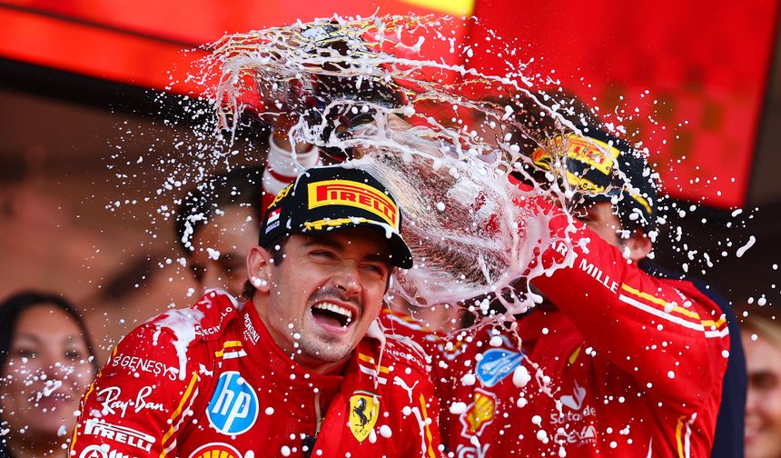Formula 1 Monako Grand Prix'sini Ferrari pilotu Leclerc kazandı