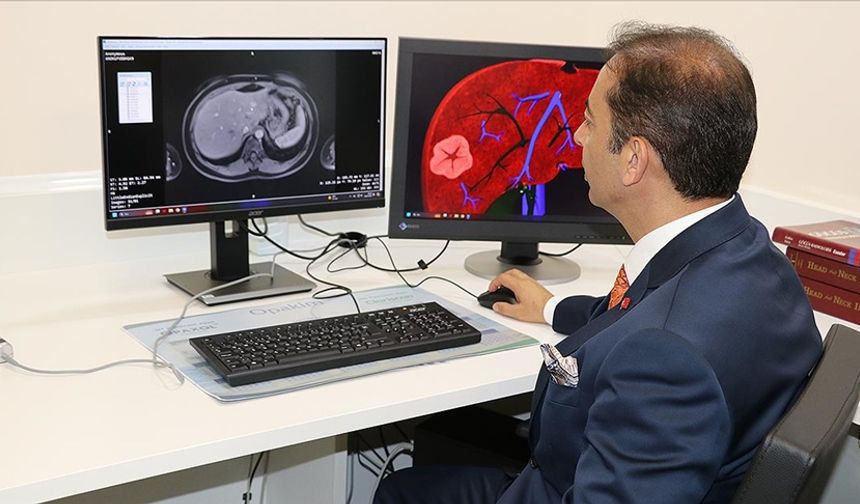Erzincan'da yapay zeka desteğiyle karaciğere kitle lezyon tanısı konuluyor